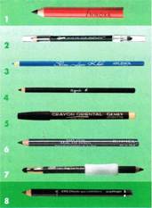 8 crayons pour les yeux...